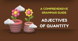 Adjectives of Quantity