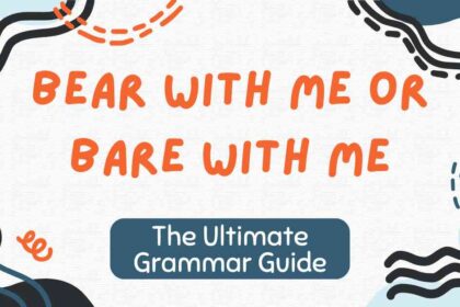 Bear With Me or Bare With Me