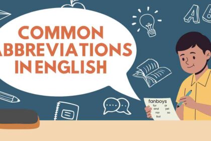 Common Abbreviations in English