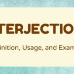 Interjections