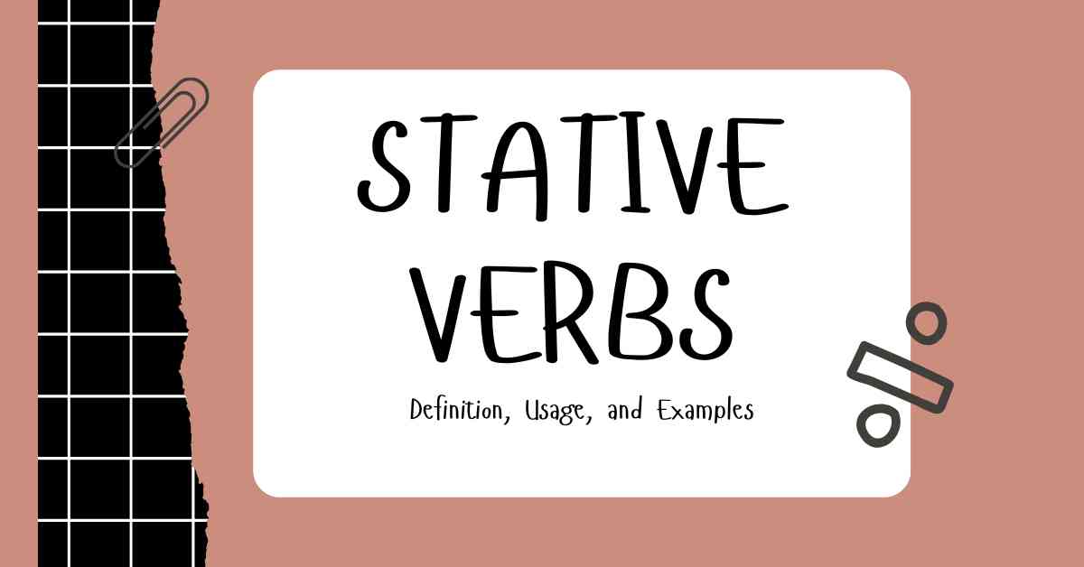 Stative Verbs
