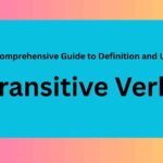 Transitive verbs