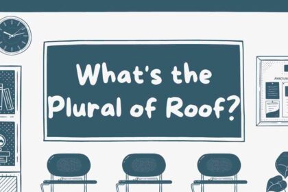 What's the Plural of Roof