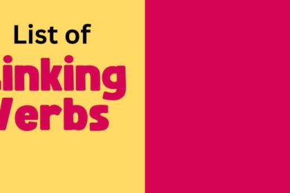 list of linking verbs