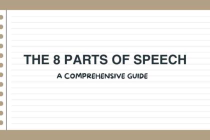 the 8 Parts of Speech