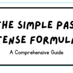 the Simple Past Tense Formula