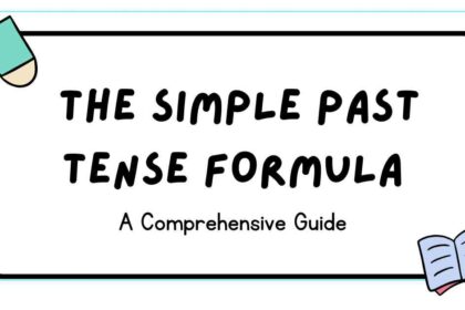 the Simple Past Tense Formula