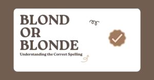 Blond or Blonde