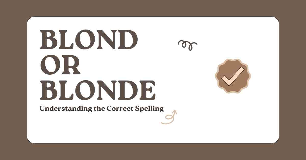 Blond or Blonde
