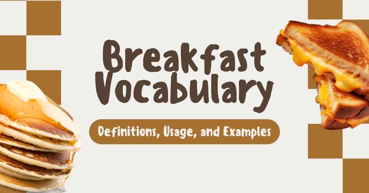 Breakfast Vocabulary