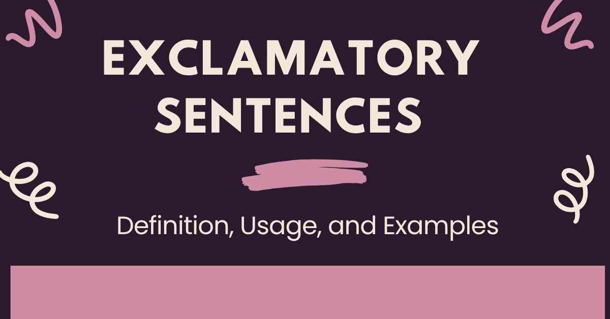 Exclamatory Sentences