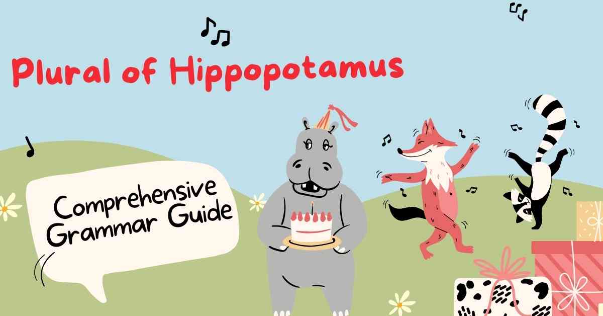 Plural of Hippopotamus