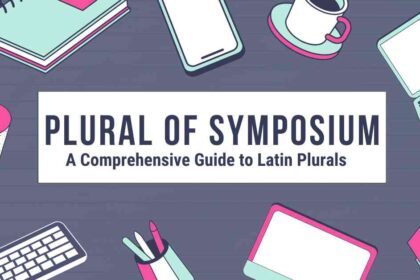 Plural of Symposium