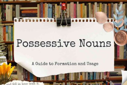 Possessive Nouns