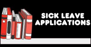 Sick Leave Applications