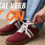 phrasal verb put on