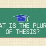 What Is the Plural of Thesis