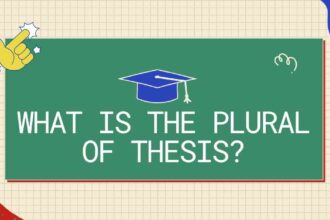 What Is the Plural of Thesis