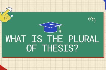 What Is the Plural of Thesis
