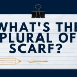 What's the Plural of Scarf
