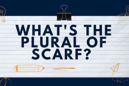 What's the Plural of Scarf