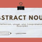 Abstract Nouns