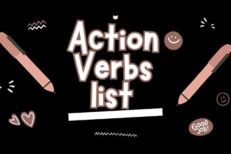 Action Verbs list