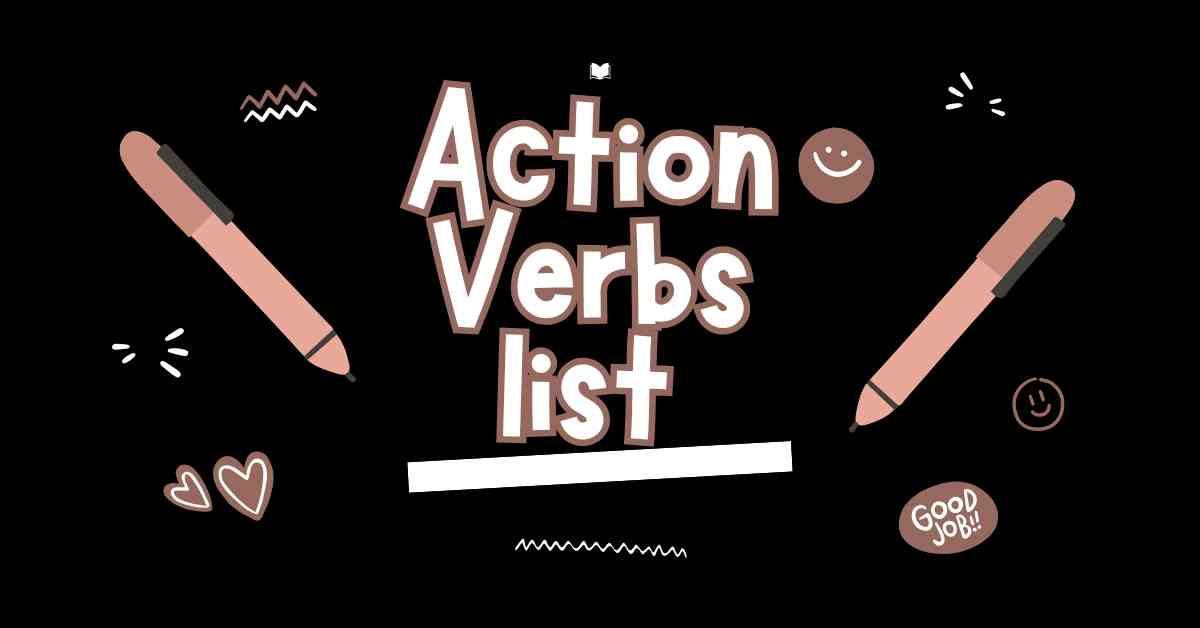 Action Verbs list