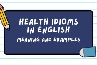 Health Idioms in English