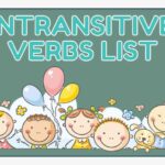 Intransitive Verbs list