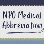 NPO Medical Abbreviation