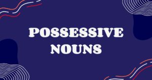 Possessive Nouns