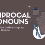 Reciprocal Pronouns