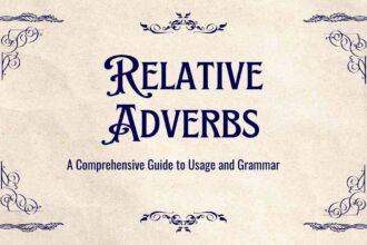 Relative Adverbs