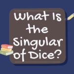 What Is the Singular of Dice
