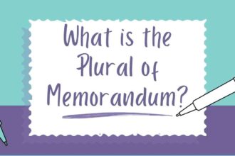 What is the Plural of Memorandum