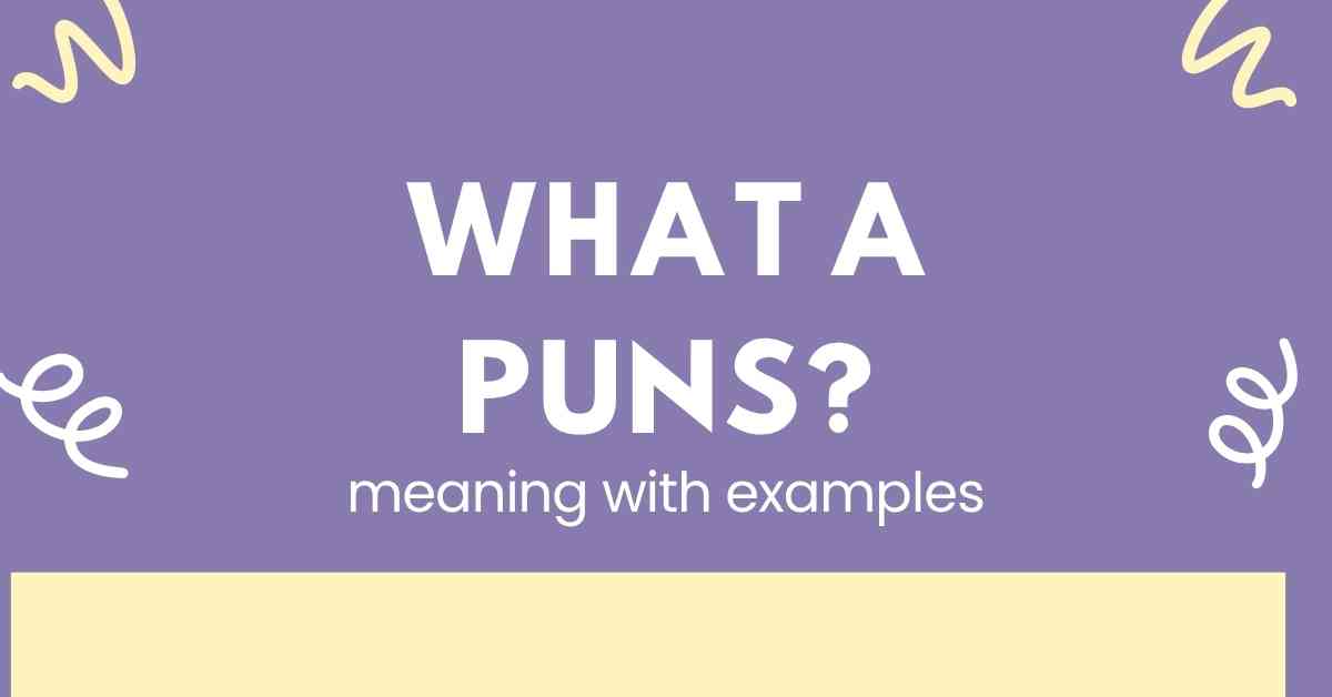 what a puns