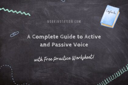 Active and Passive Voice
