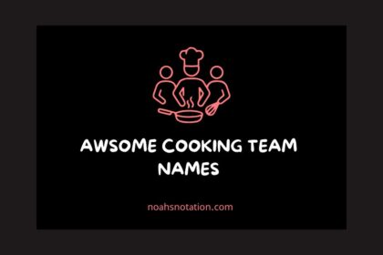 Awsome Cooking Team Names