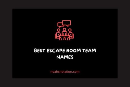 Escape Room Team Names