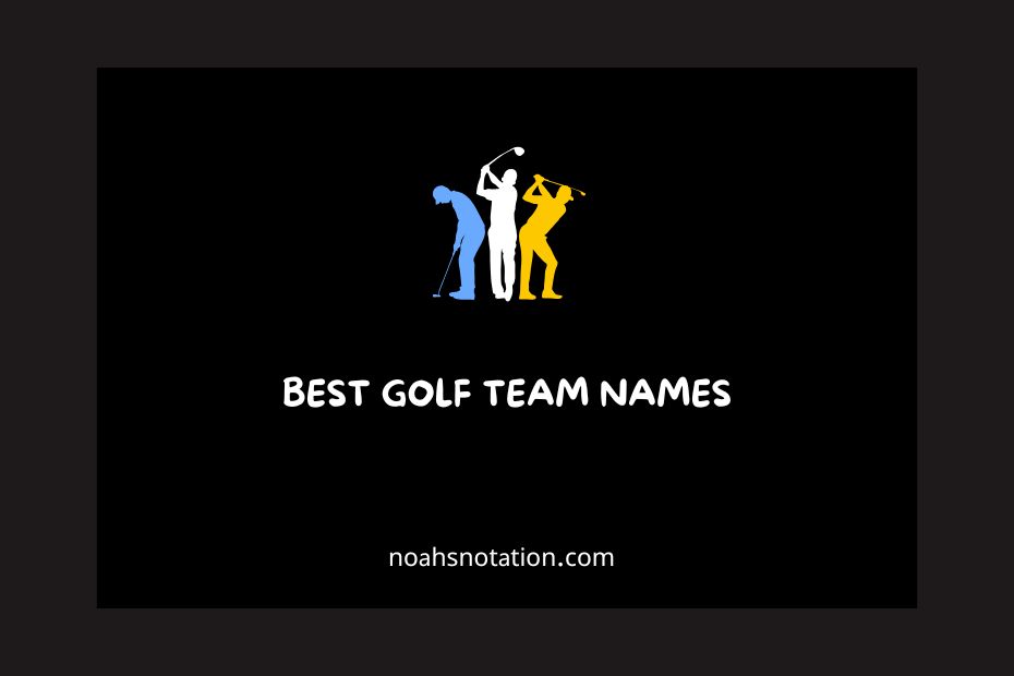 Golf Team Names