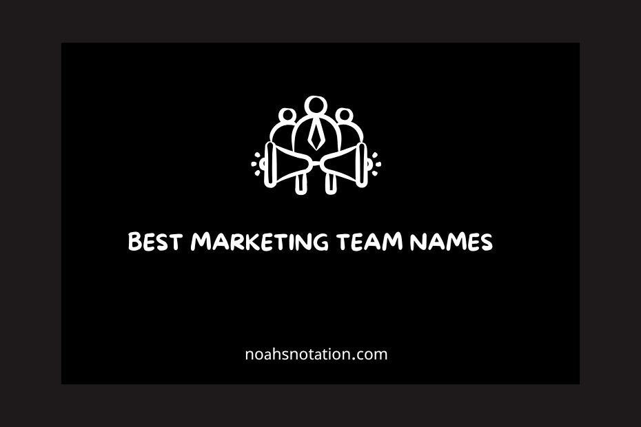 Marketing Team Names