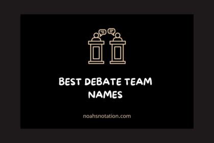 Debate Team Names