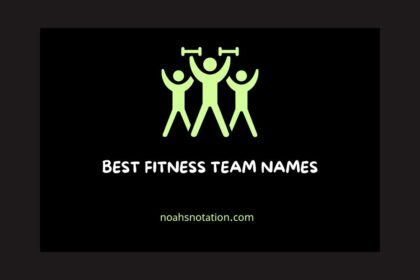 Fitness Team Names