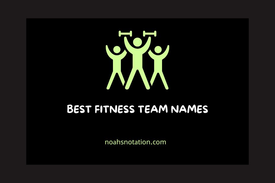 Fitness Team Names