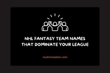 NHL Fantasy Team names