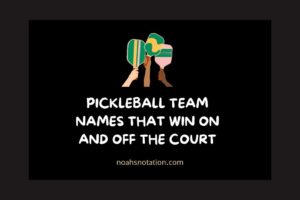 Pickleball Team Names