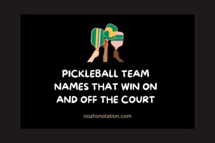 Pickleball Team Names