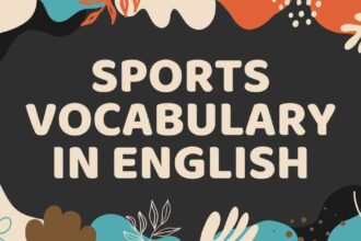 Sports Vocabulary in English