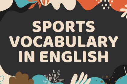 Sports Vocabulary in English